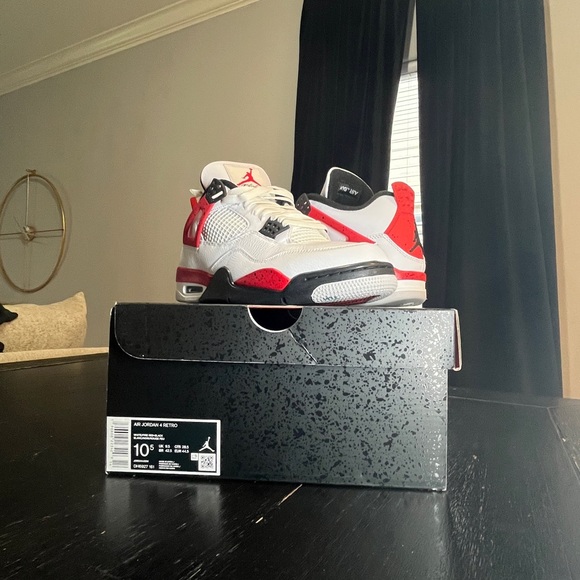 fake jordan retro 4 fire red